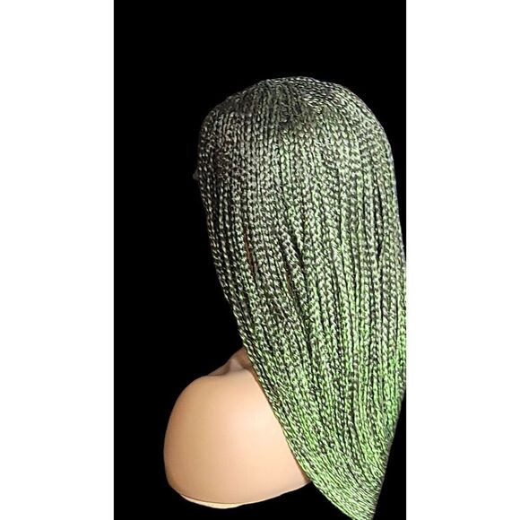 Braided wig 100% handmade, ombre wig, NWT exotic colors absolutely beautiful - Picture 5 of 10